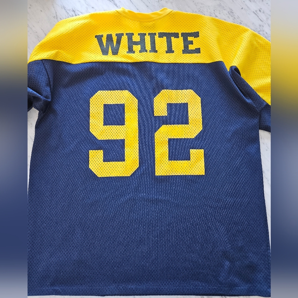 VINTAGE Logo Athletic Green Bay Packers Retro Reggie White Jersey Mens Sz‎ XL